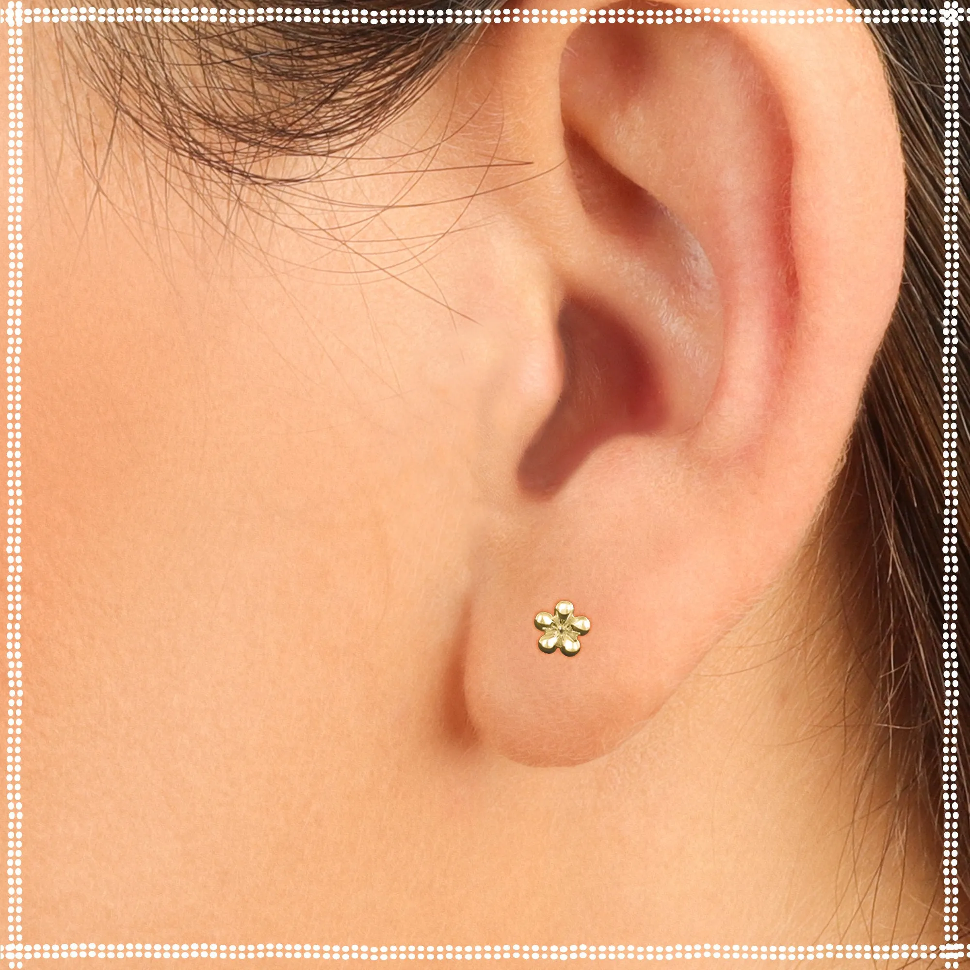 14k Gold Minimalist Earrings | Stargazer