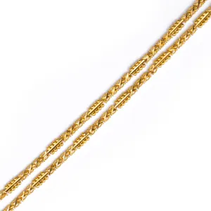 22ct Gold Fancy Chain with a hook clasp C-8451