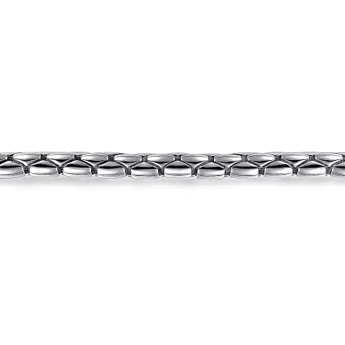 925 Sterling Silver Tubular Chain Bracelet