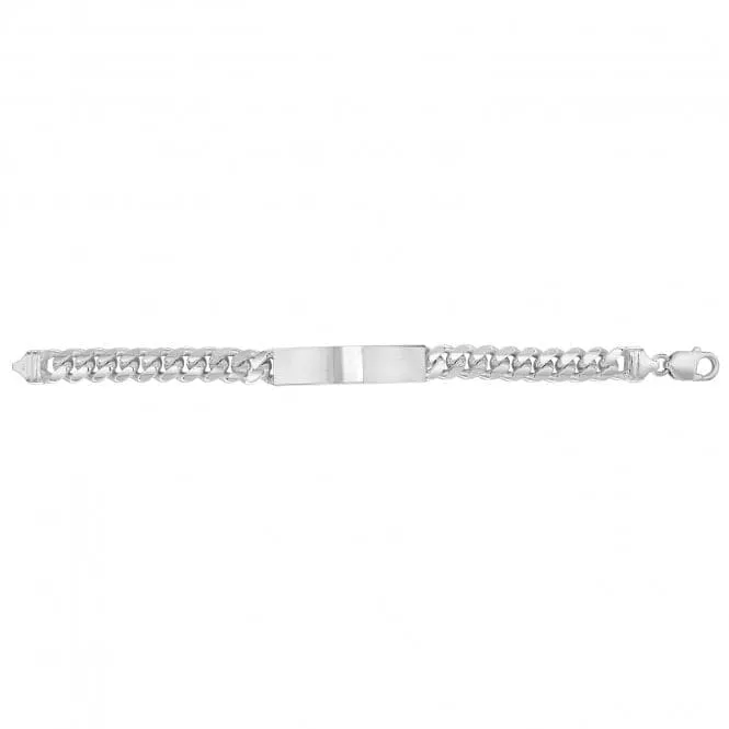 Acotis Silver Bracelet Men's Cuban Id G2678