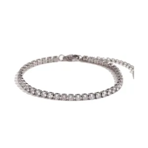 Adjustable Classic 2mm/3mm/4mm/5mm CZ Tennis Bracelet