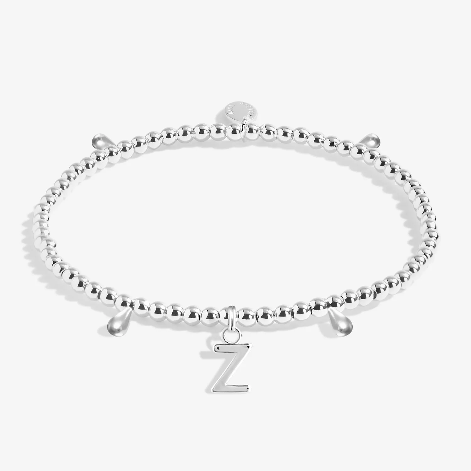 Alphabet A Little Z Silver Plated Bracelet 7767