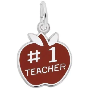 Apple Teacher Charm