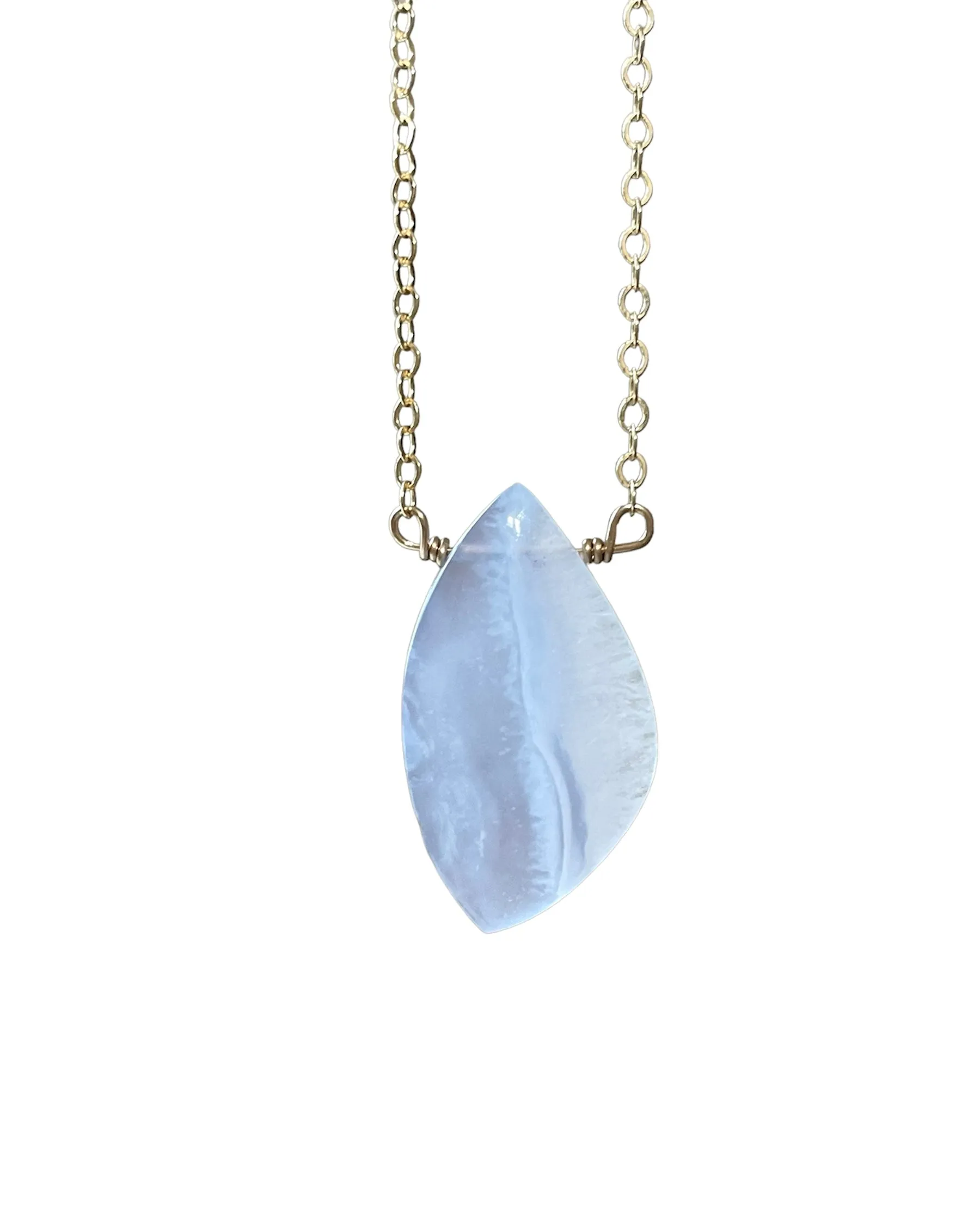 Blue lace agate Necklace