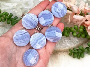 Blue Lace Agate Pendant