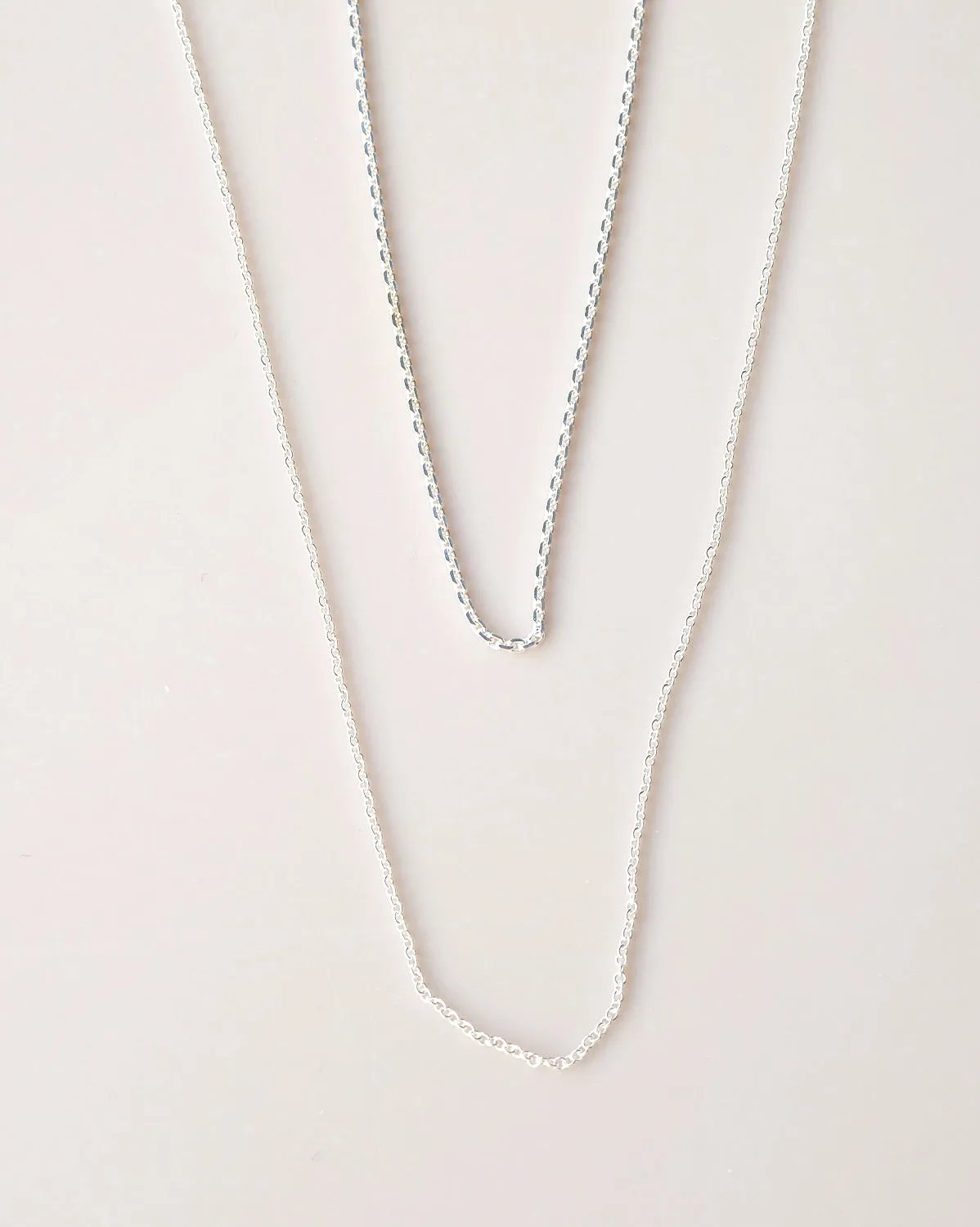 Cable Chain Necklace - Sterling Silver