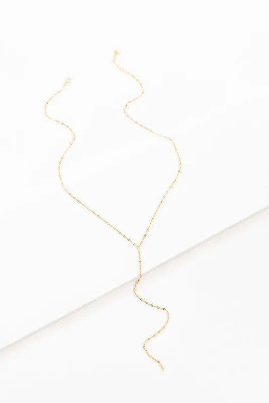 Chain Lariat Necklace