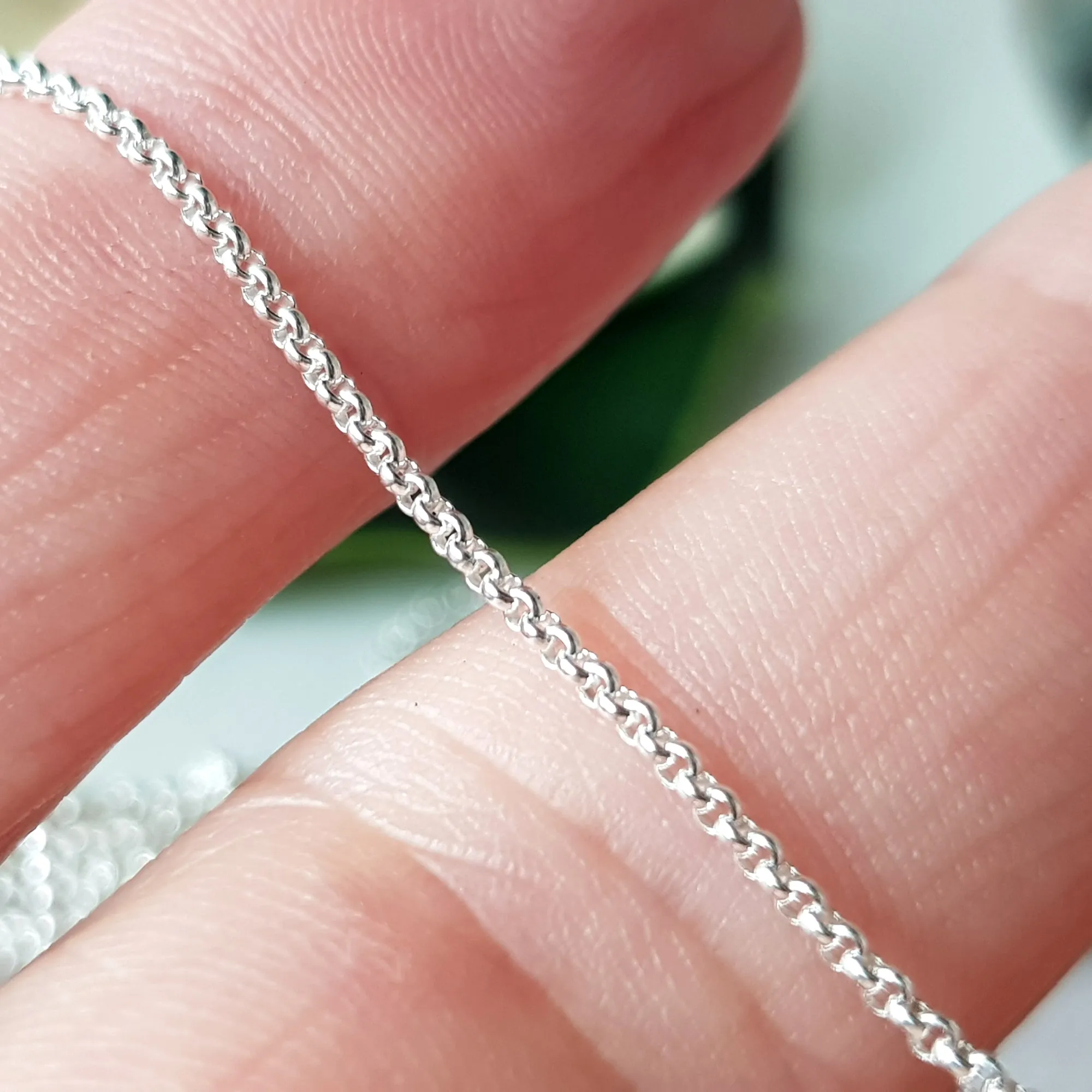 Chains - Rolo Chain Genuine Sterling Silver Unfinished | Jewellery Making Supply