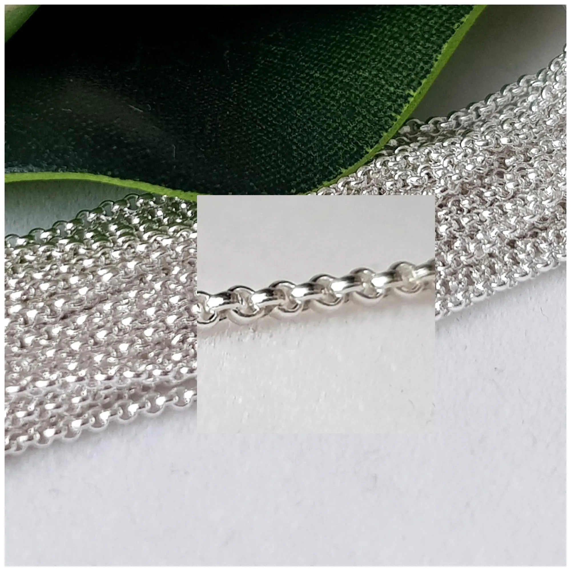 Chains - Rolo Chain Genuine Sterling Silver Unfinished | Jewellery Making Supply