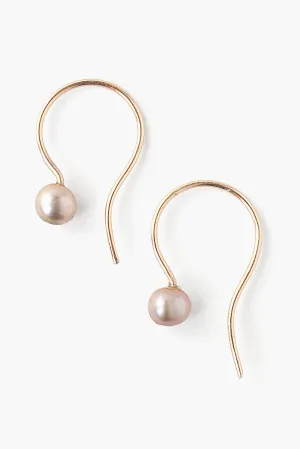 Chan Luu 14k Taupe Fresh Water Pearl Earrings