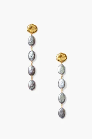 Chan Luu Freshwater Peacock Pearl Drop Earrings