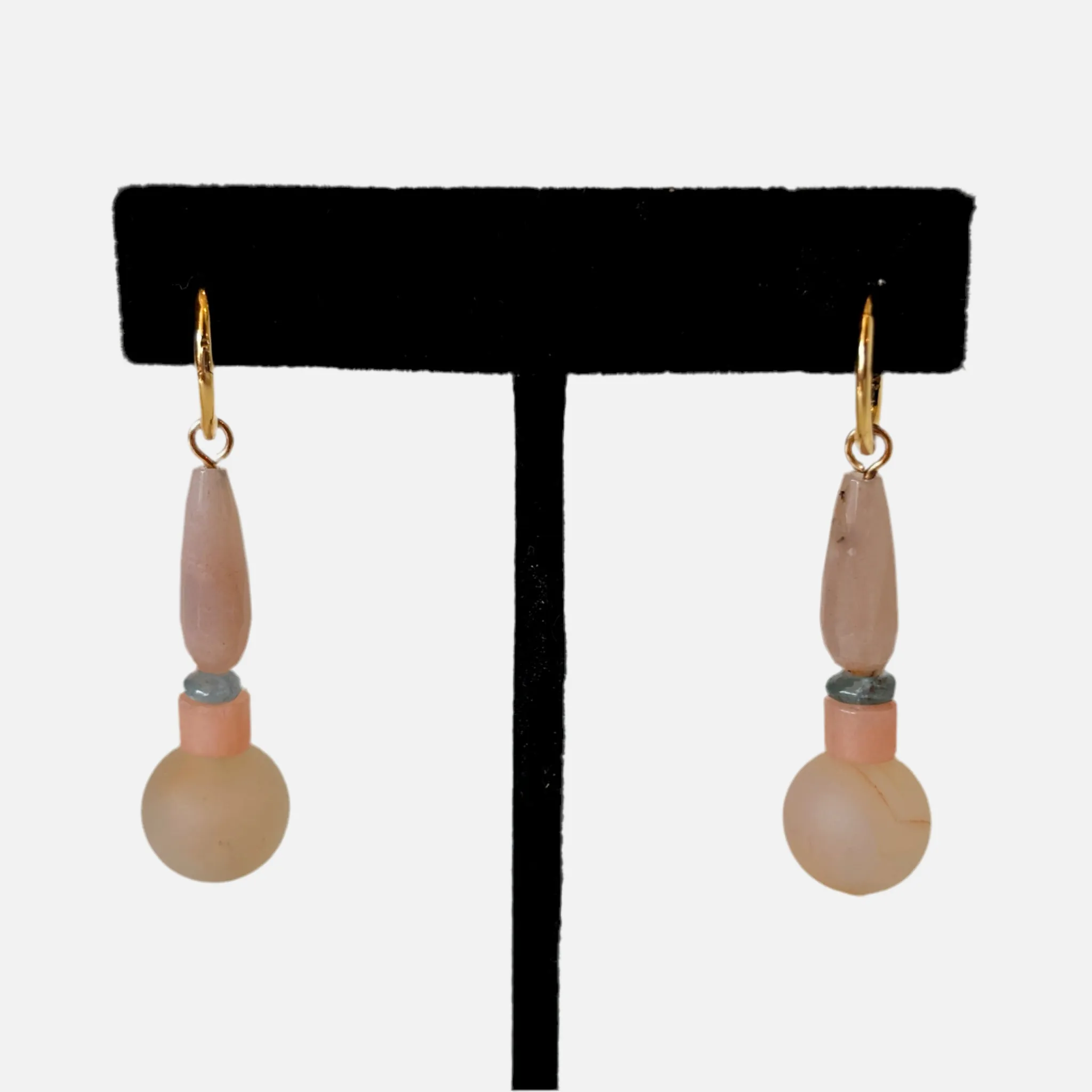 CIVAL Collective Moonstone & Agate Earrings