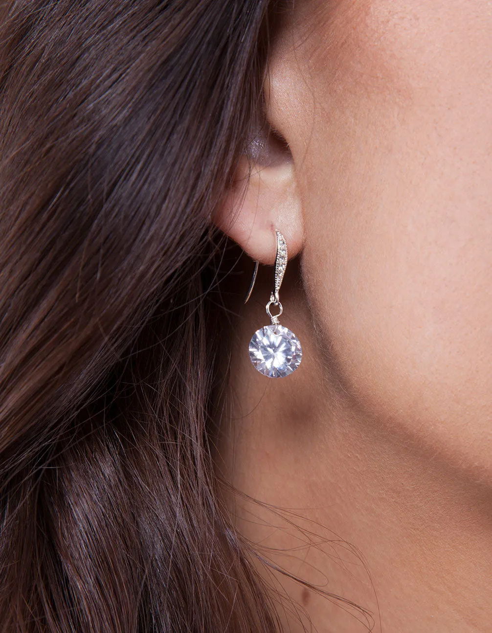 Classic Cubic Zirconia Drop Earring