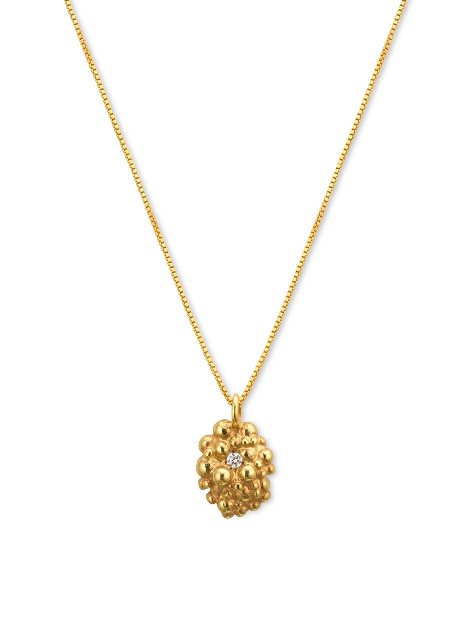 CÉLESTE DEUX - Oval Necklace 14 ct gold