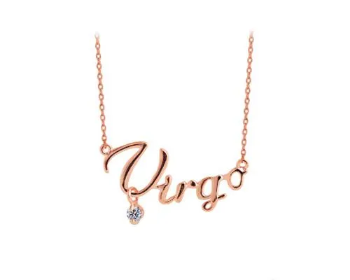 Constellation Virgo Crystal Necklace