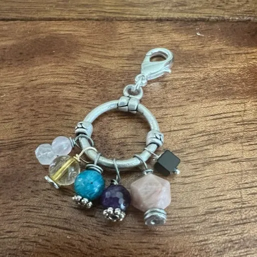 Crystal and Gemstone Pet Collar Tag