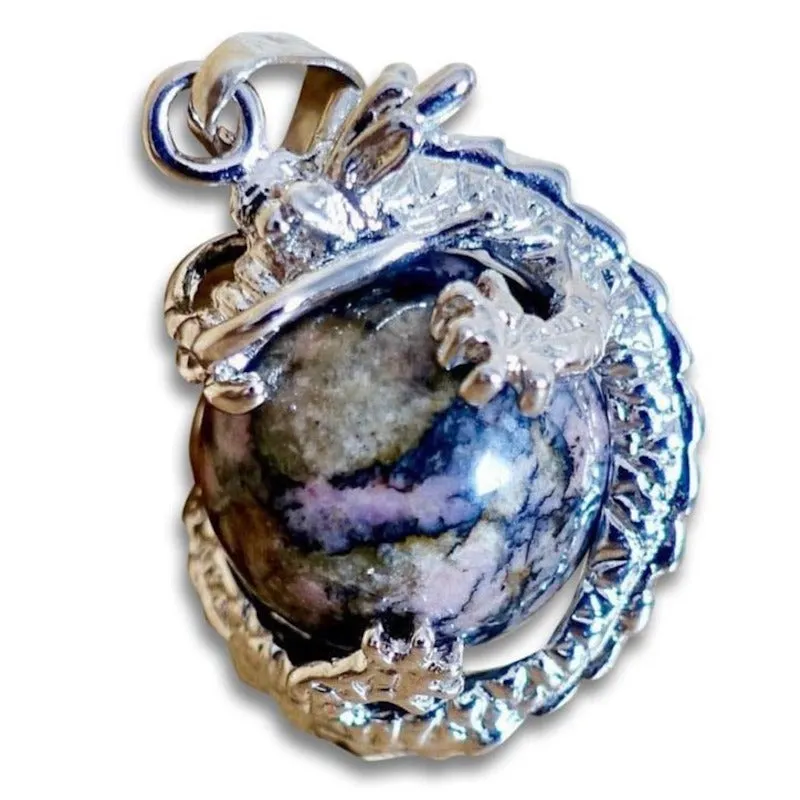 Crystal Dragon Pendant Necklace