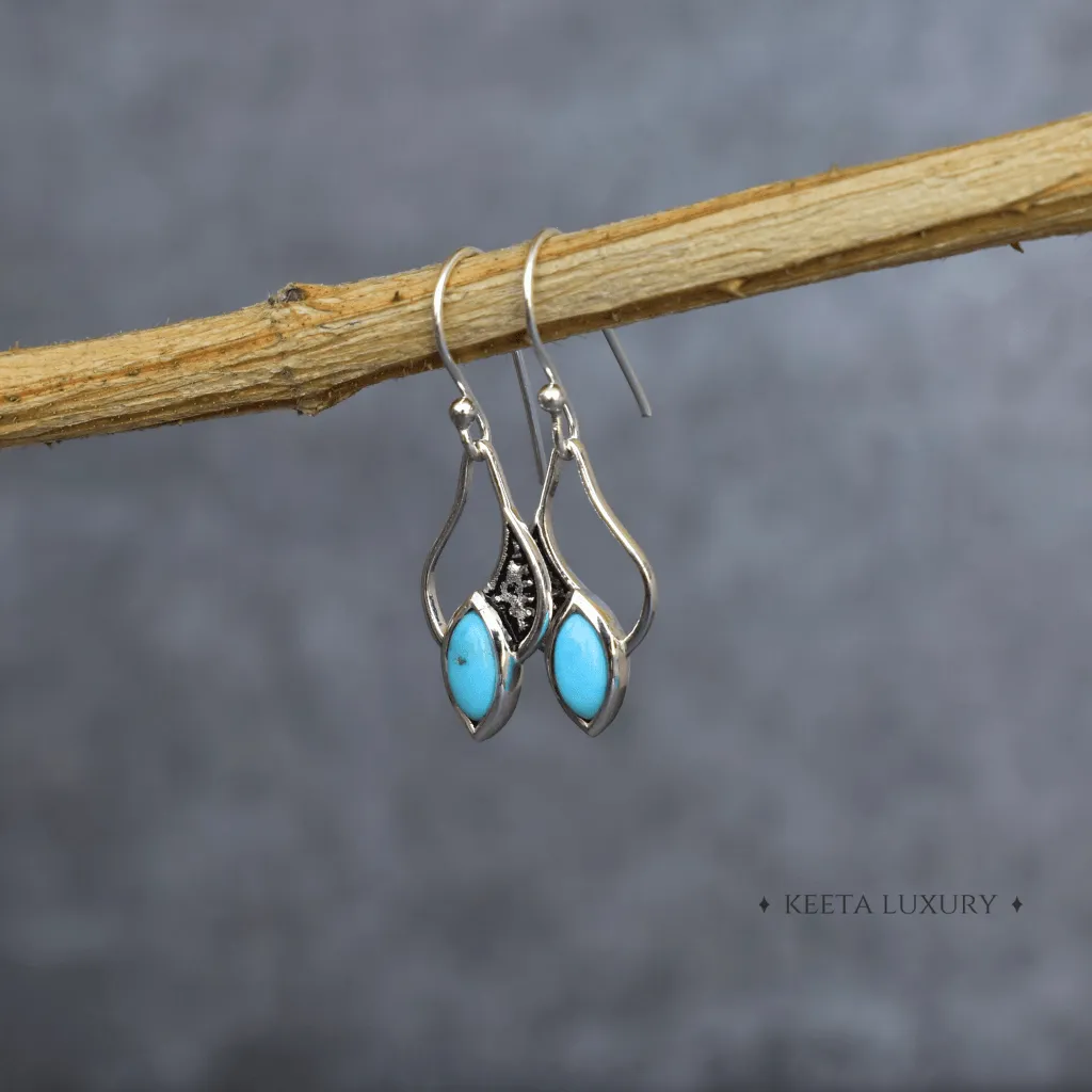 Eye Luring - Turquoise Earrings