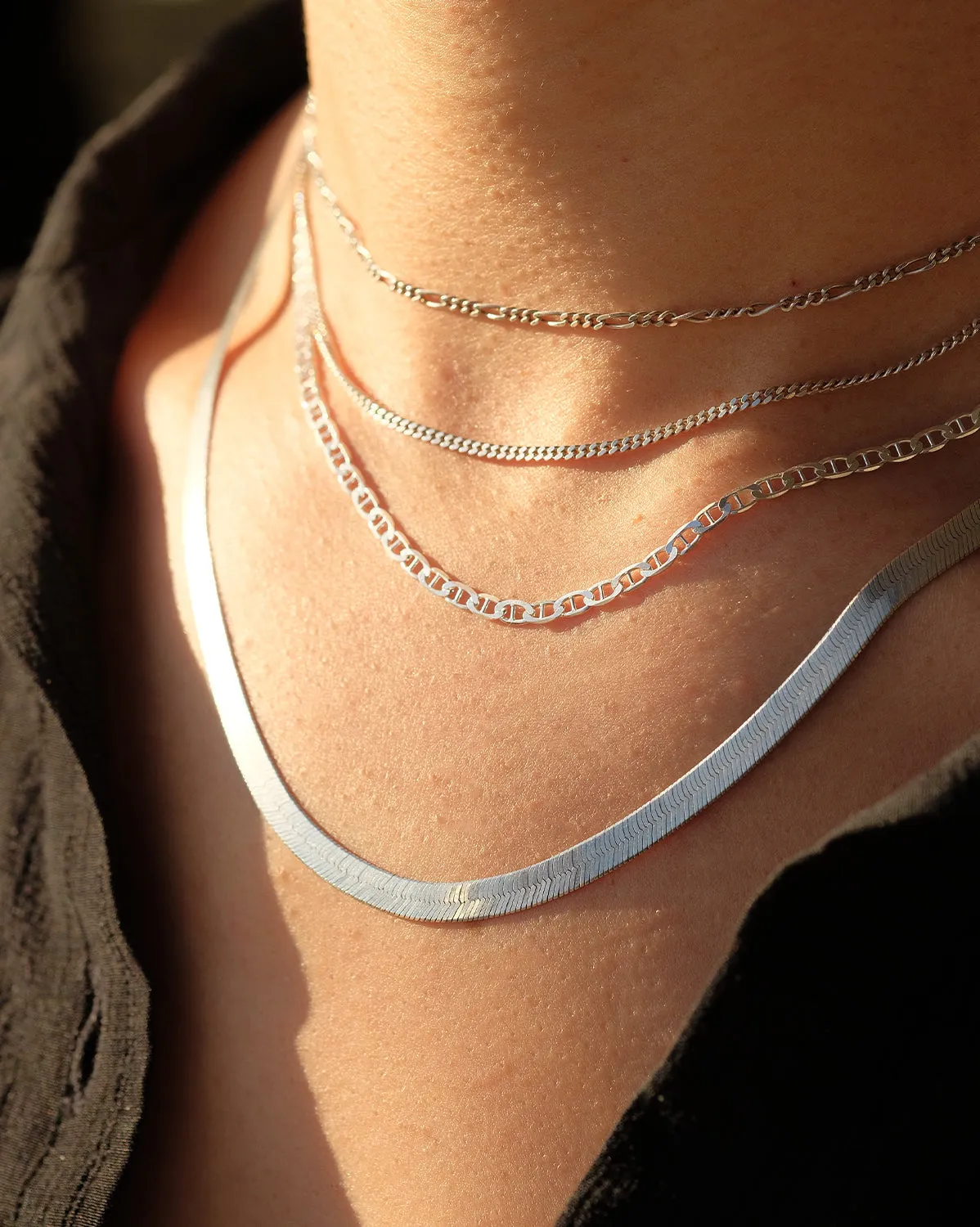 Felicity Chain Necklace - Sterling Silver