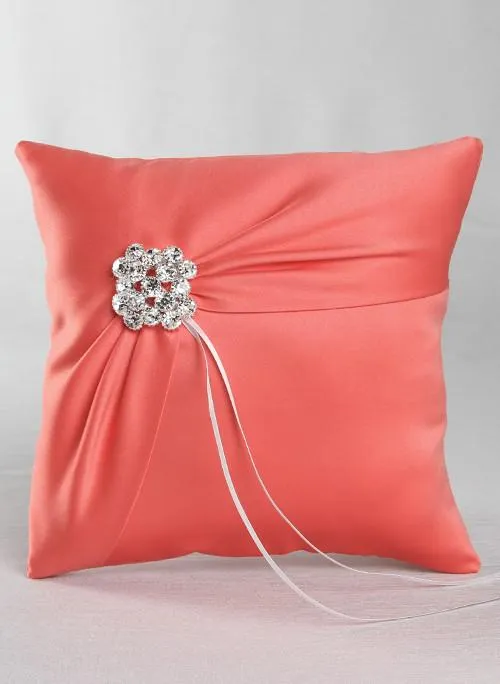 Garbo in Satin Ring Pillow