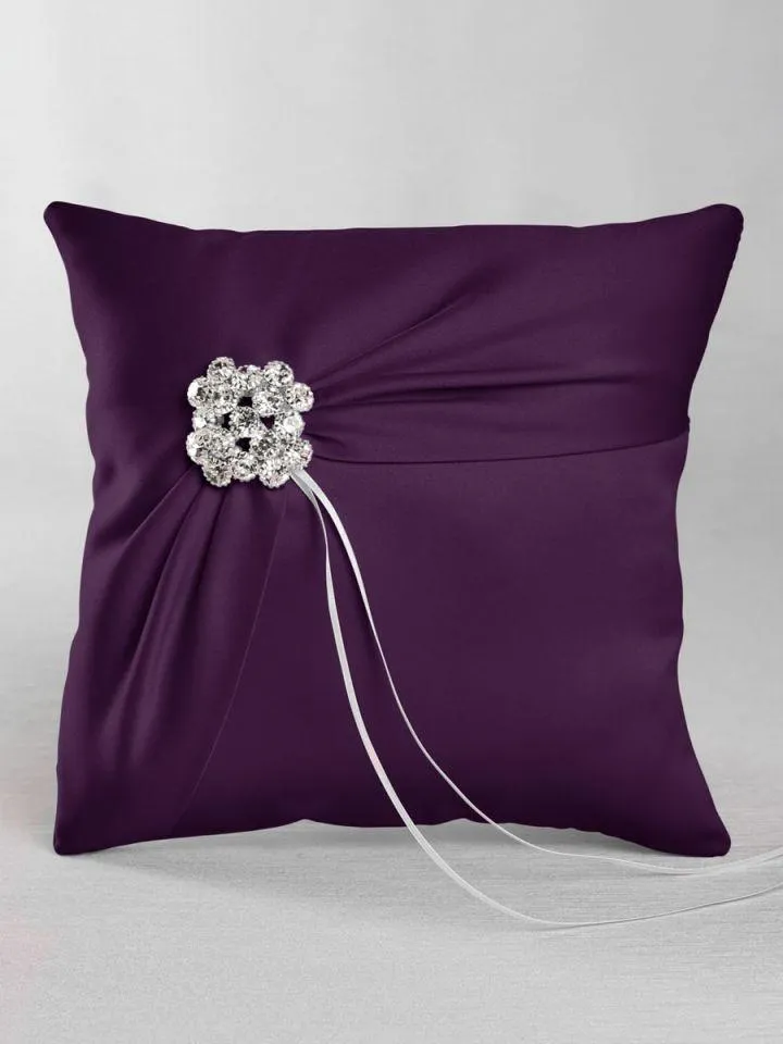 Garbo in Satin Ring Pillow