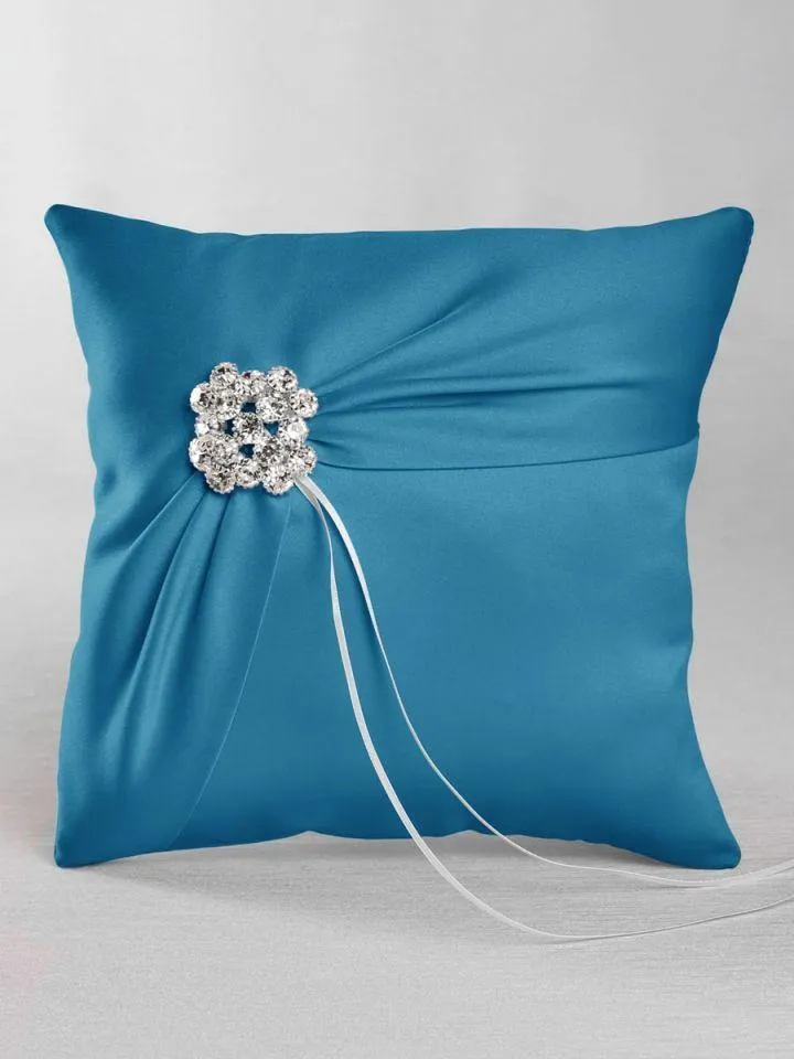 Garbo in Satin Ring Pillow