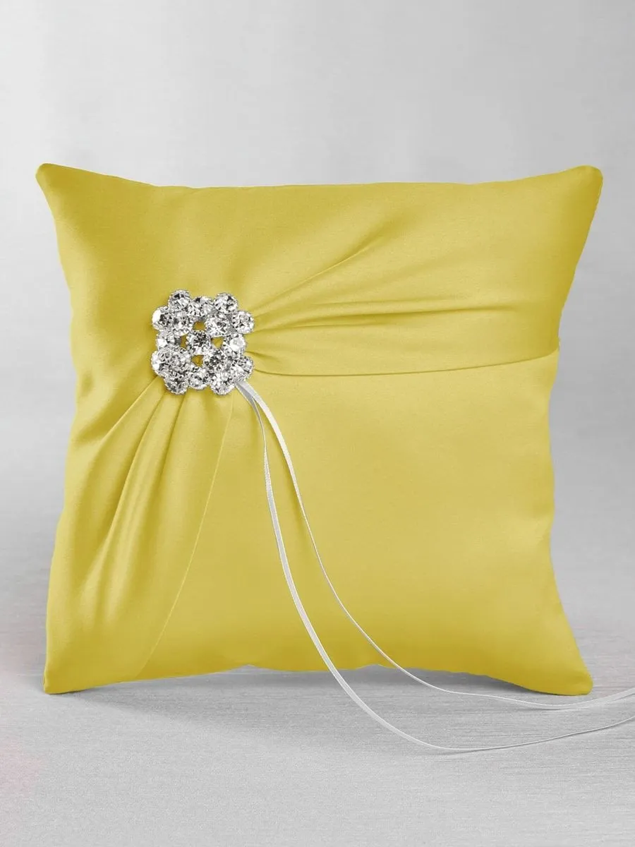 Garbo in Satin Ring Pillow