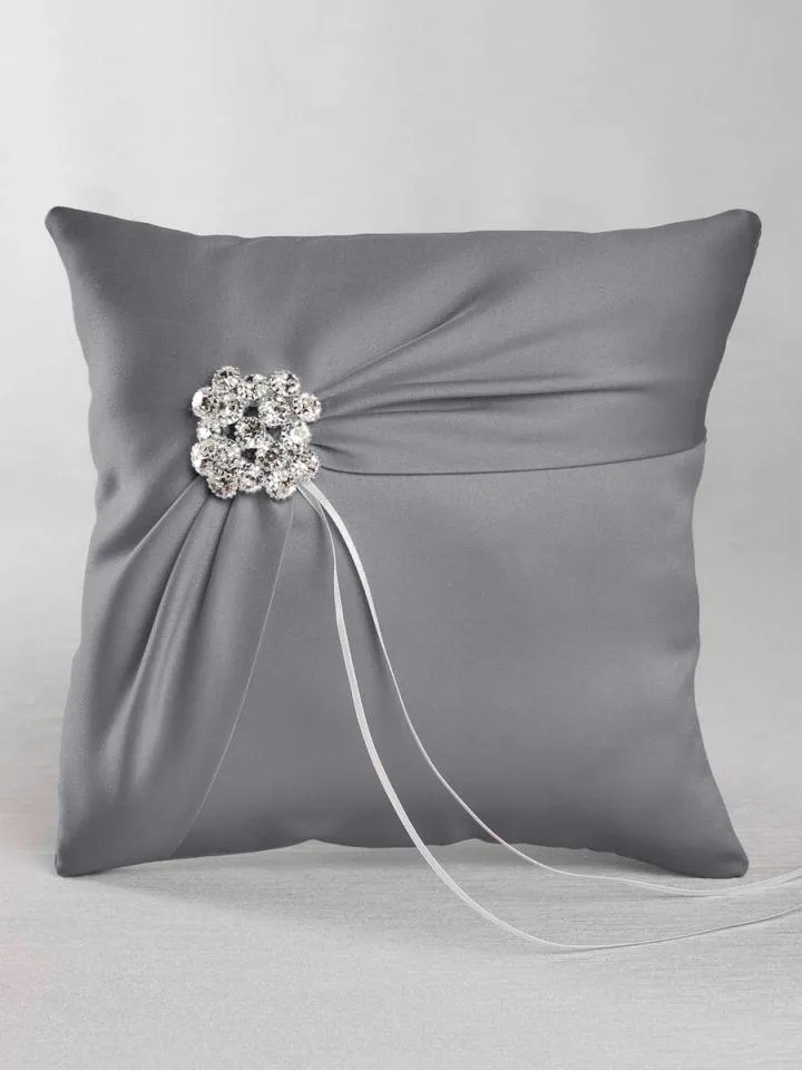 Garbo in Satin Ring Pillow