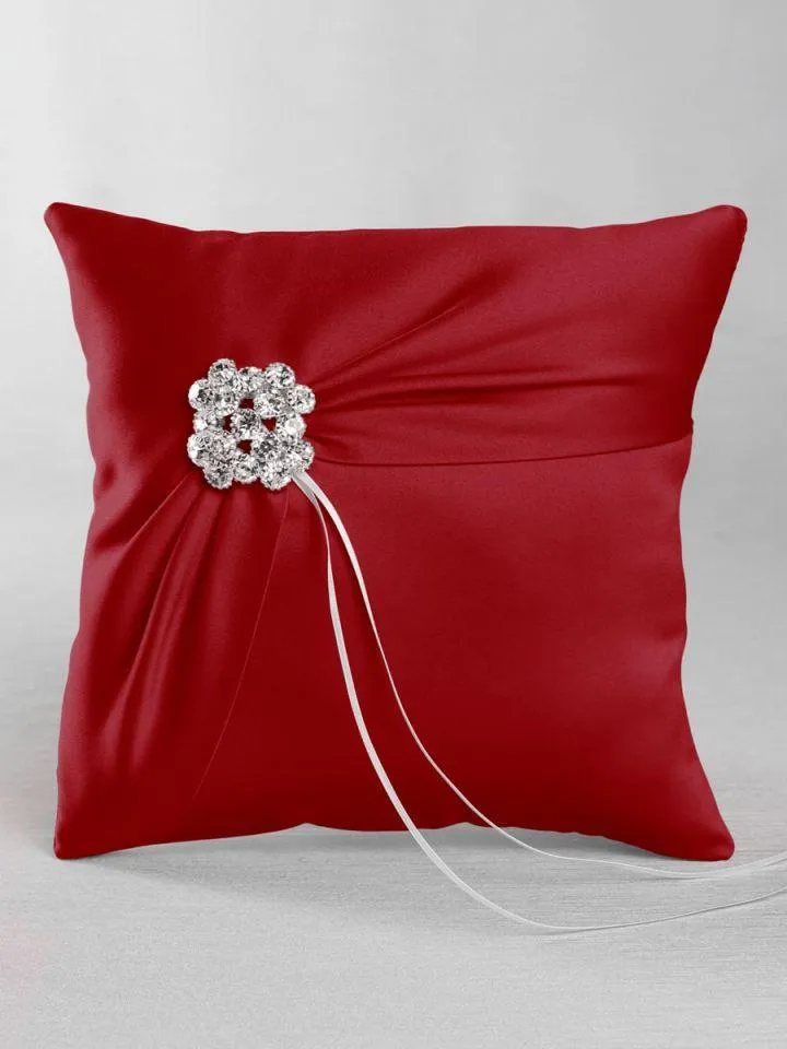 Garbo in Satin Ring Pillow