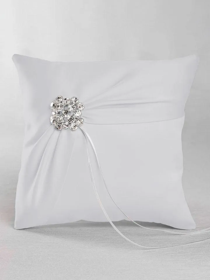 Garbo in Satin Ring Pillow