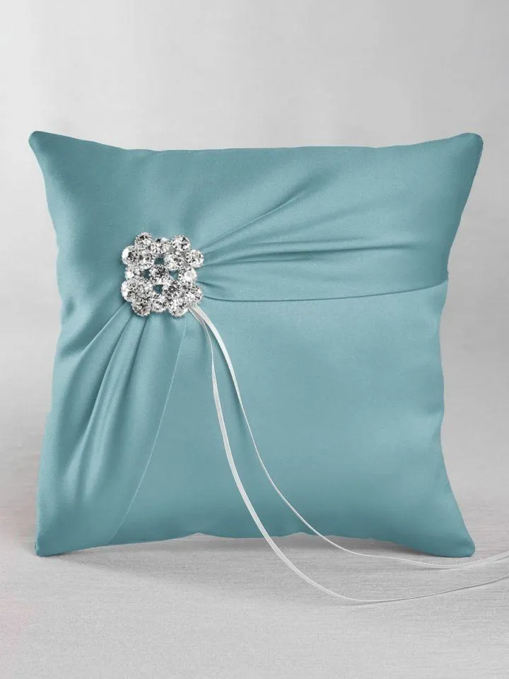 Garbo in Satin Ring Pillow