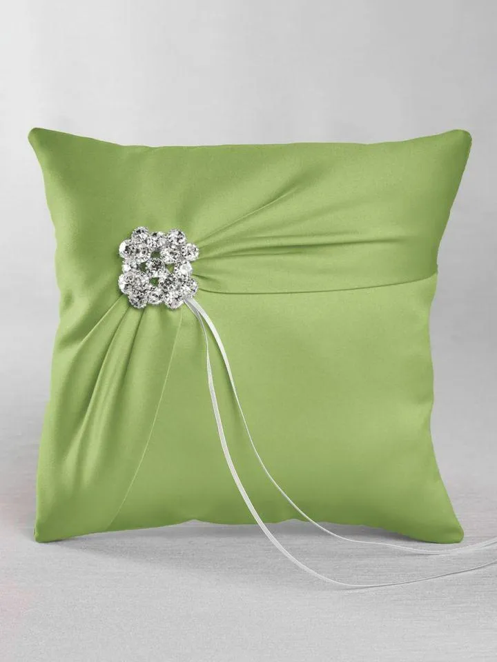 Garbo in Satin Ring Pillow