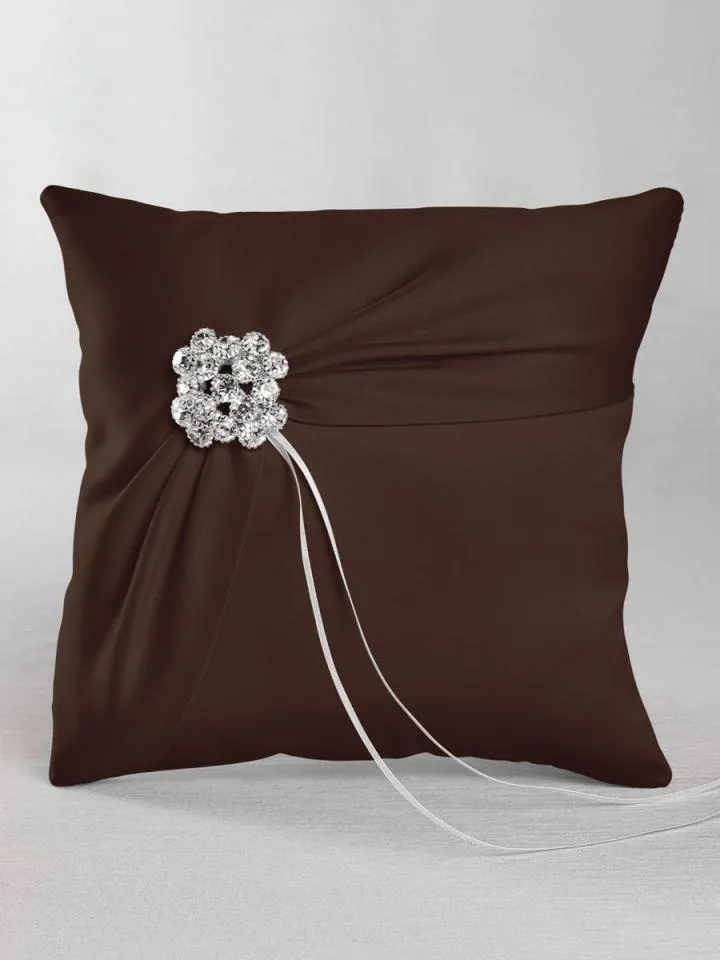 Garbo in Satin Ring Pillow