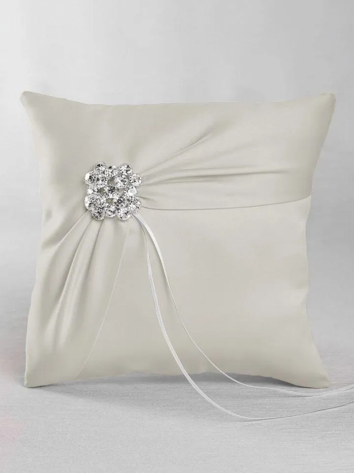 Garbo in Satin Ring Pillow