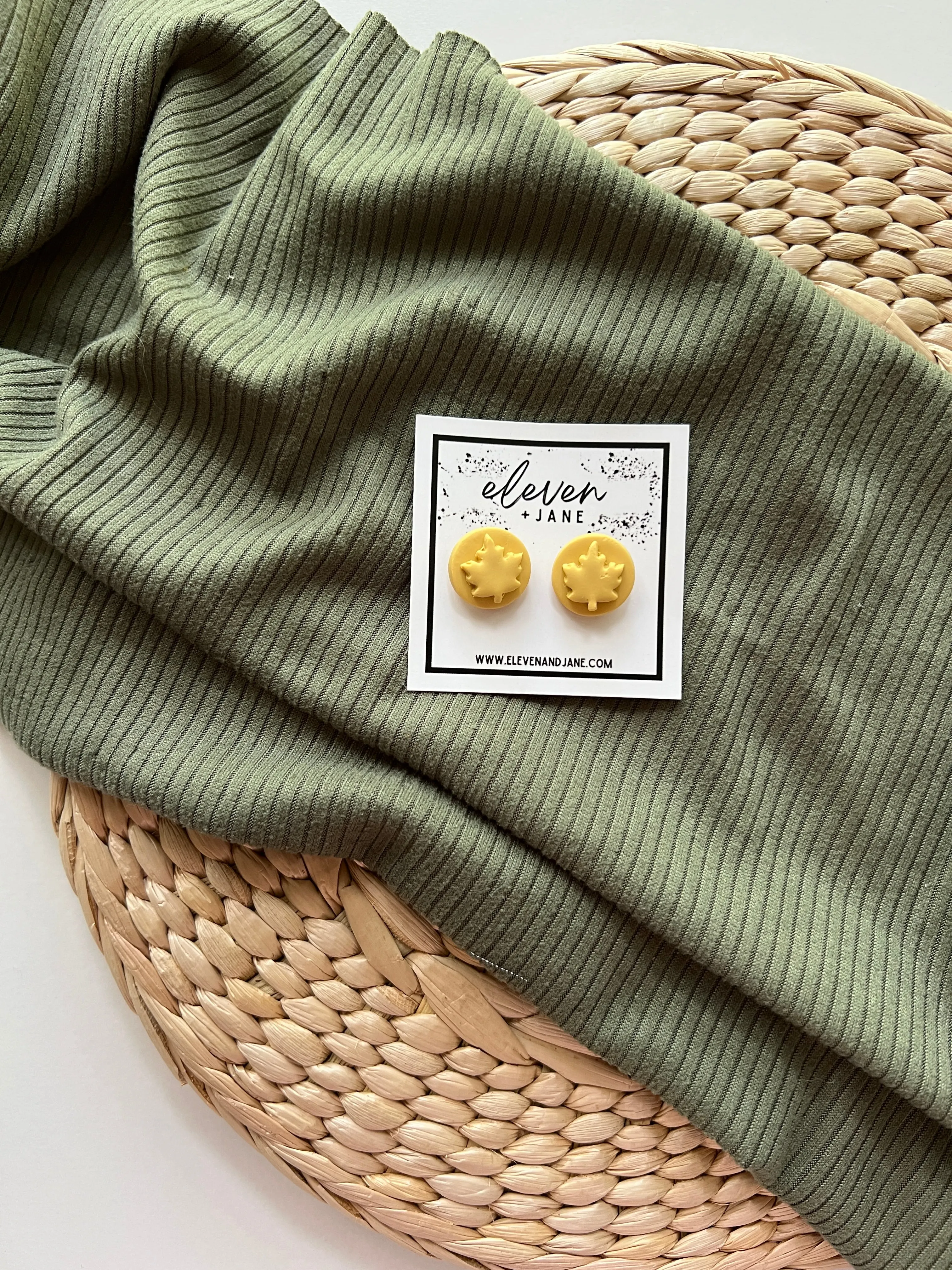 Glass Studs | Clay Earrings