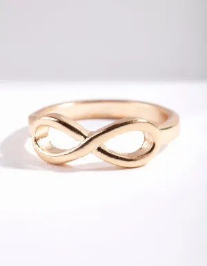 Gold Infinity Ring