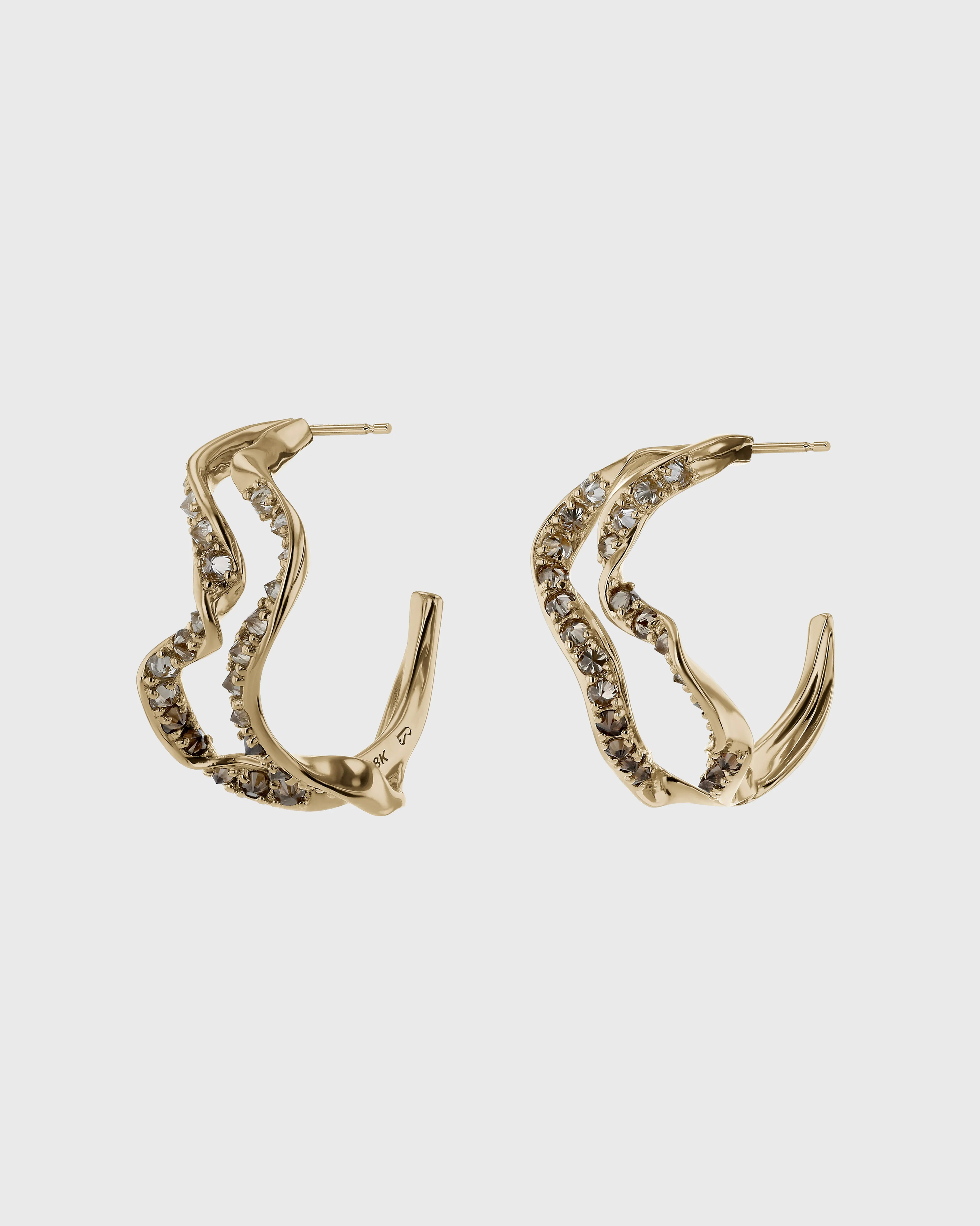 Golden Kelp Hoops