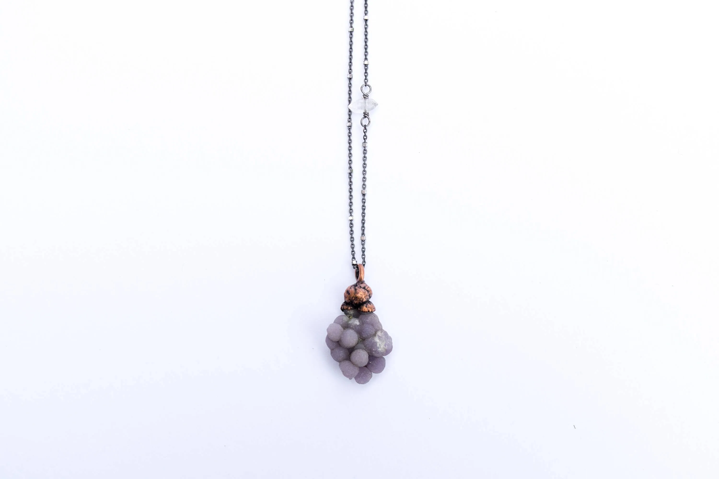 Grape Agate necklace | Agate jewelry