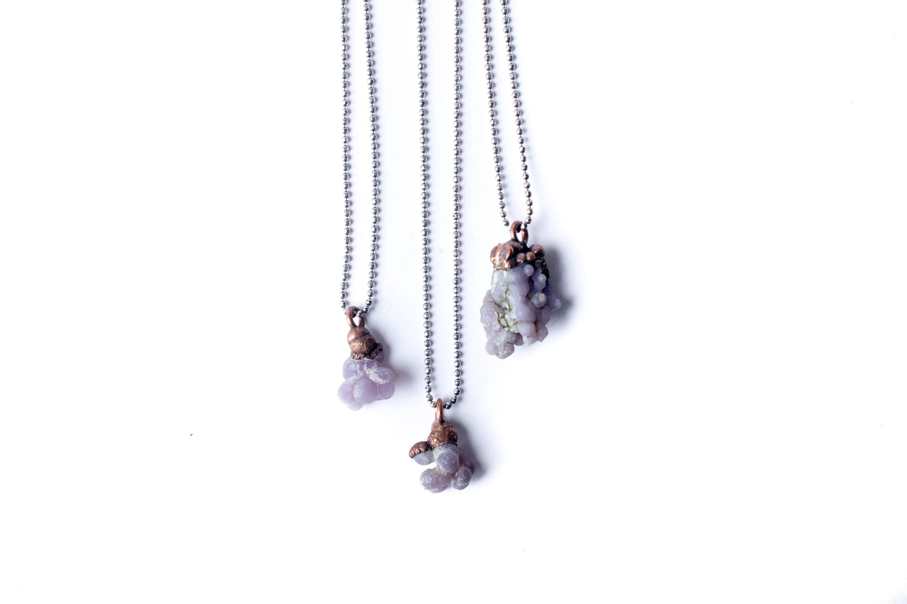 Grape Agate necklace | Agate jewelry