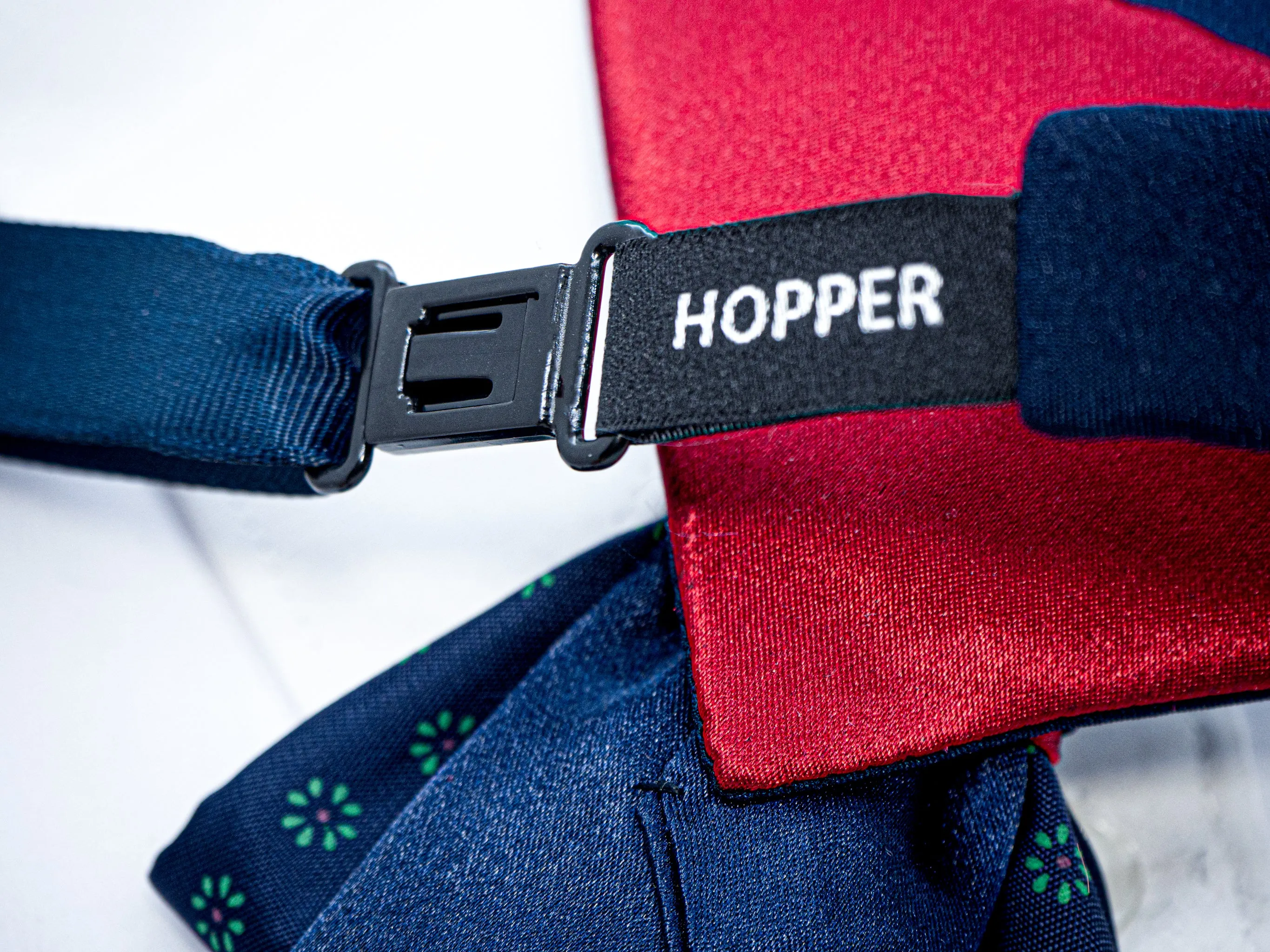 HOPPER TIE "GREEN FLOWER BOW TIE"