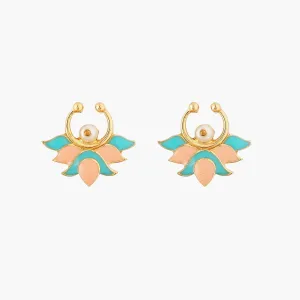 Jalaja Small Motif Stud Earring