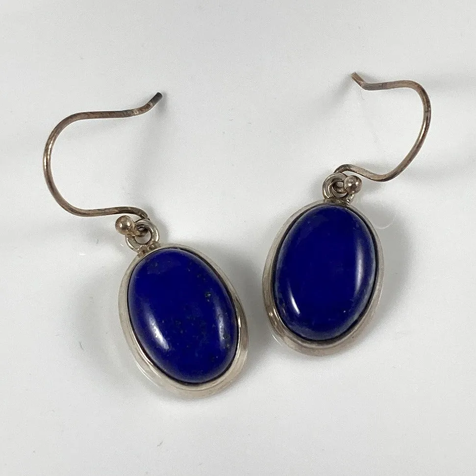 Lapis & Sterling Silver Earrings