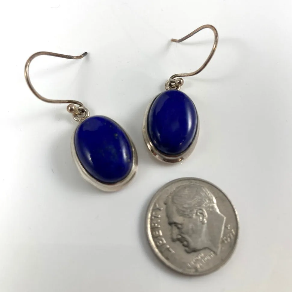 Lapis & Sterling Silver Earrings