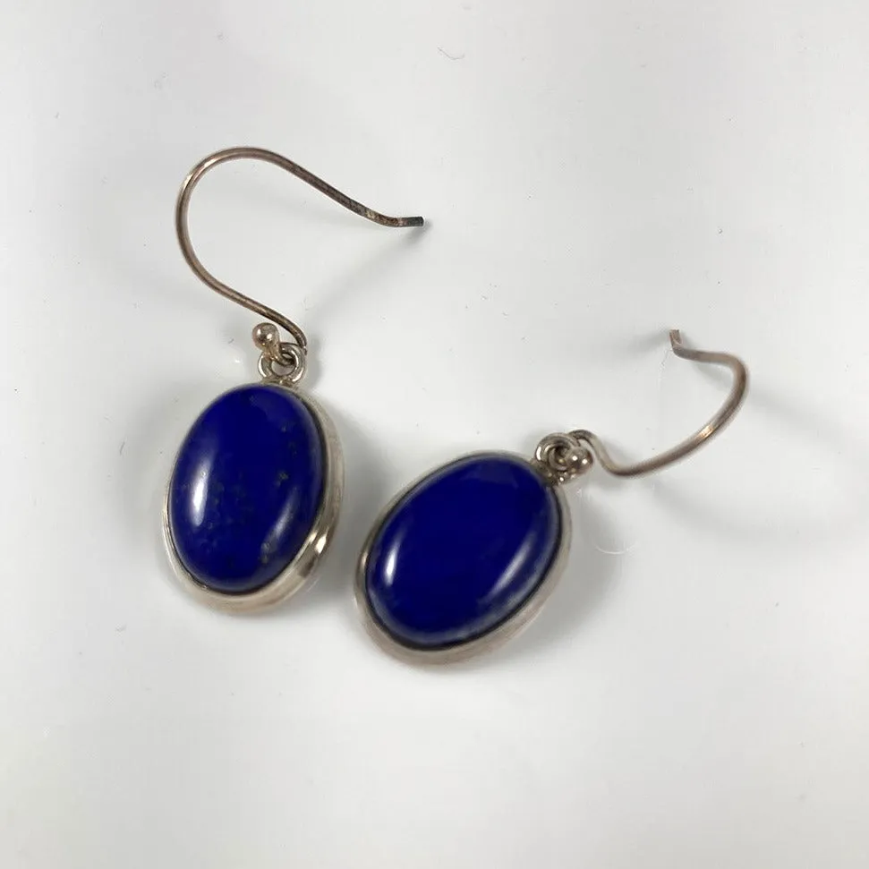 Lapis & Sterling Silver Earrings