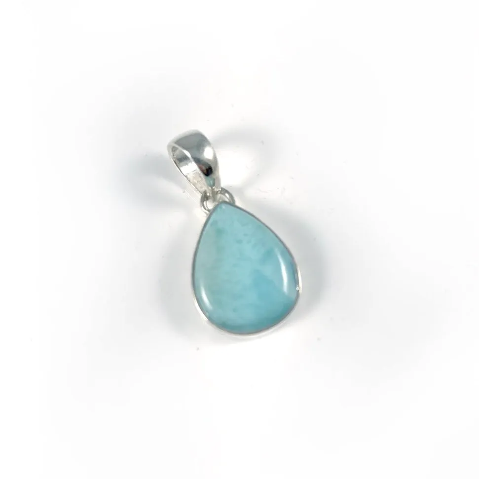 Larimar & Sterling Silver Pendant