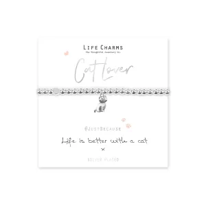 Life Charms "Life Is Better a Cat" Bracelet