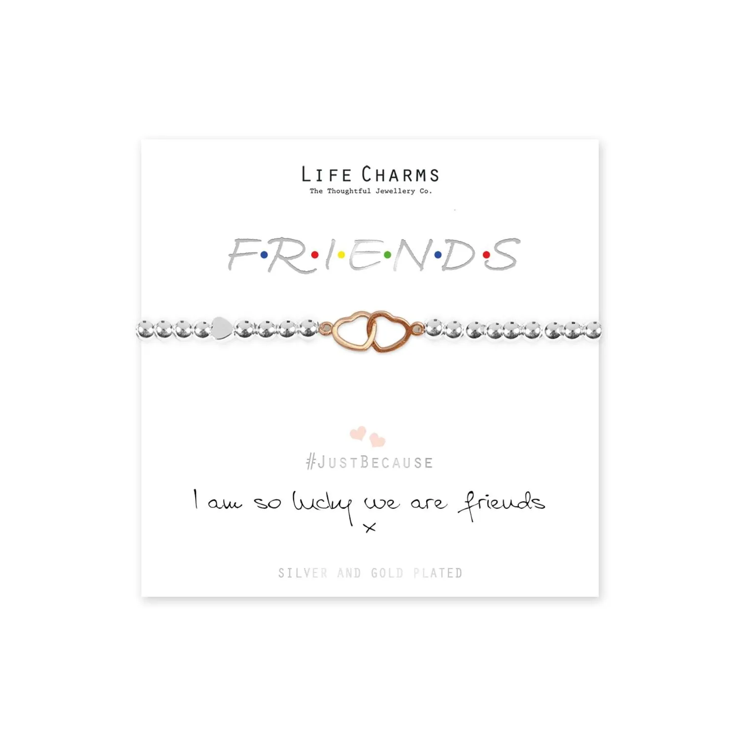 Life Charms "We are Friends" Bracelet