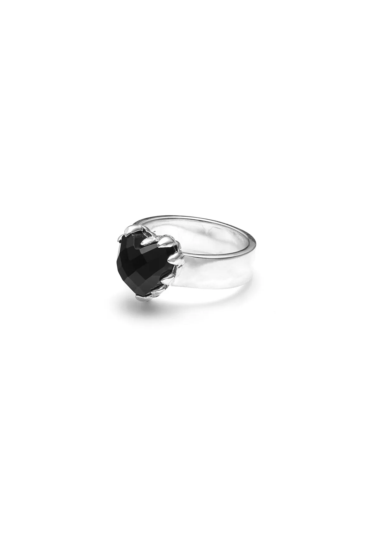 LOVE CLAW RING ONYX