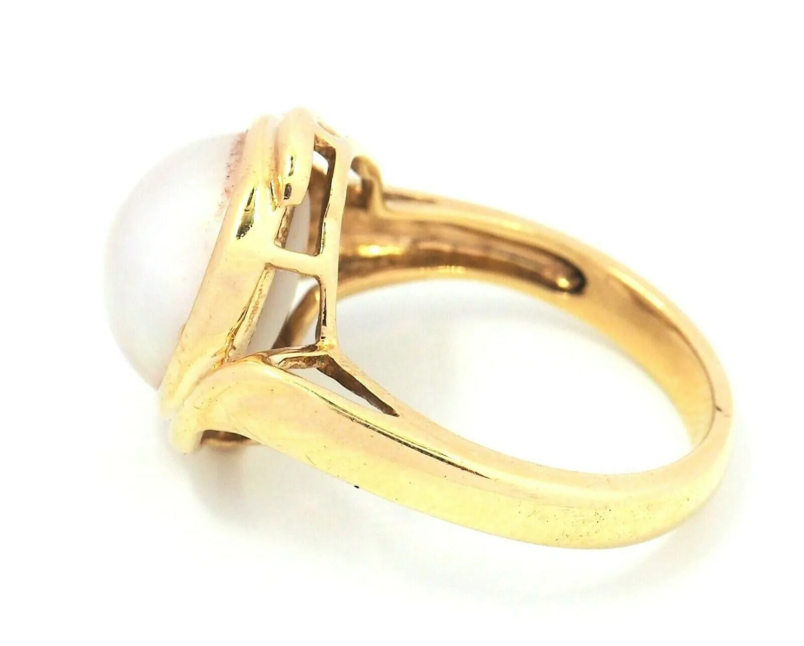 Mabe Pearl 9ct Yellow Gold Ring