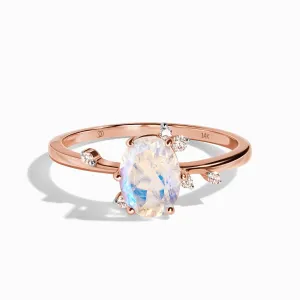 Moonstone Diamond Ring - Muse